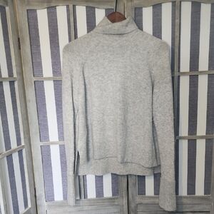 J. Crew Light Gray Turtleneck Sweater